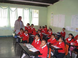 Elementary school kids in Huajuapan de Leon, Mexico