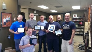 Our tablet install day was a complete success.  All 21 tablets were installed.